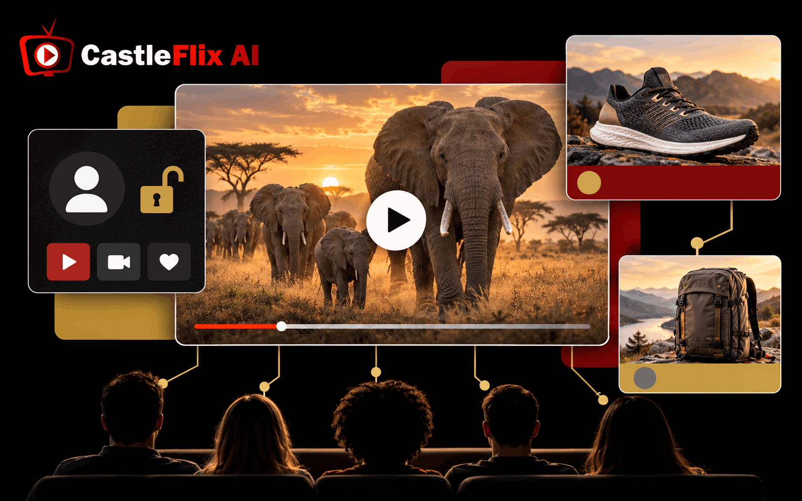 CastleFlix AI product image for creators and businesses
